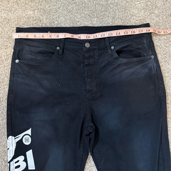 Ksubi Van Winkle Ghosted Angels MFA23DJ008-001 BLACK 36 - Picture 6 of 9